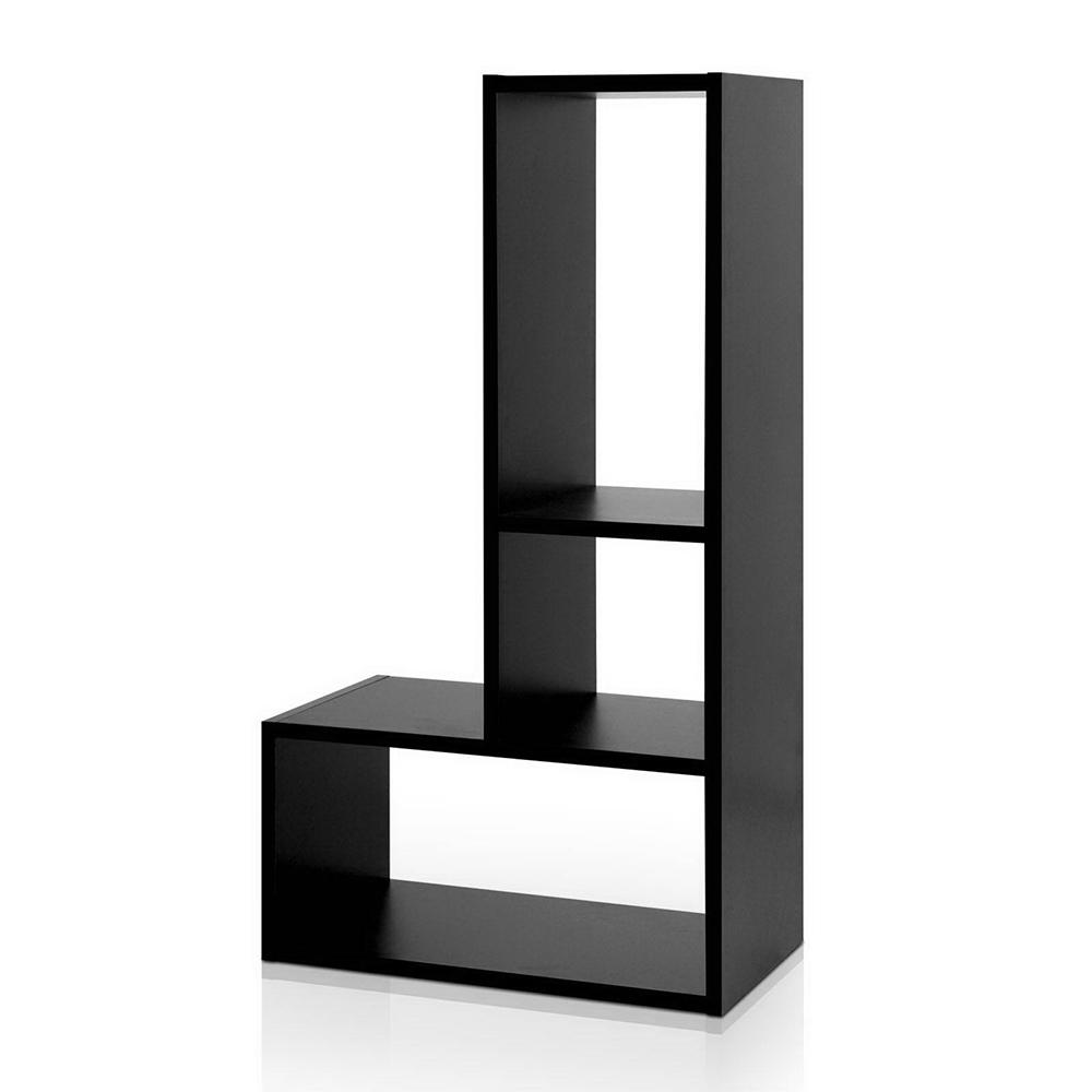 DIY L Shaped Display Shelf - Black - Rivercity House & Home Co. (ABN 18 642 972 209) - Affordable Modern Furniture Australia