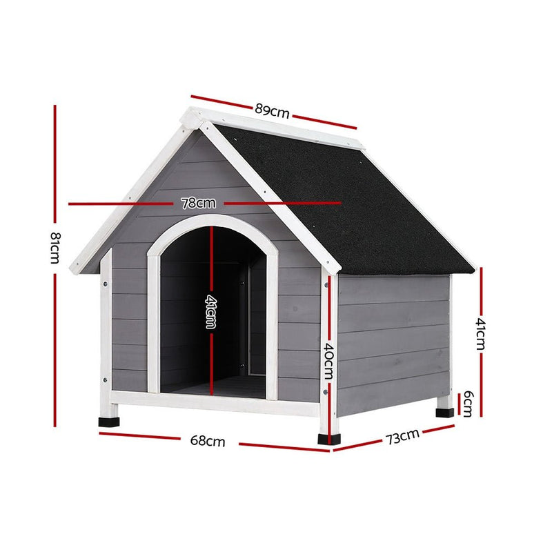 Dog Kennel House Wooden Outdoor Indoor Puppy Pet House Weatherproof Large - Pet Care > Dog Supplies - Rivercity House & Home Co. (ABN 18 642 972 209) - Affordable Modern Furniture Australia