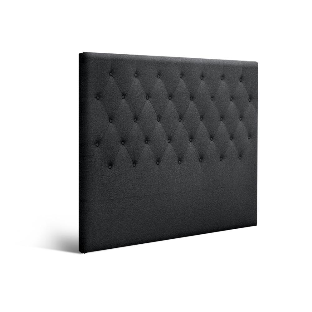 Double Size | Cappi Bed Headboard (Charcoal) - Rivercity House & Home Co. (ABN 18 642 972 209) - Affordable Modern Furniture Australia