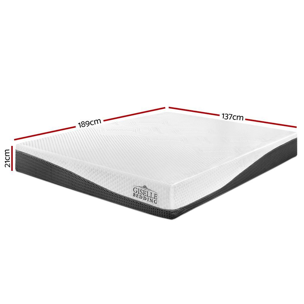 Double Size | Memory Foam Mattress Cool Gel No Spring (Medium Firm) - Rivercity House & Home Co. (ABN 18 642 972 209) - Affordable Modern Furniture Australia