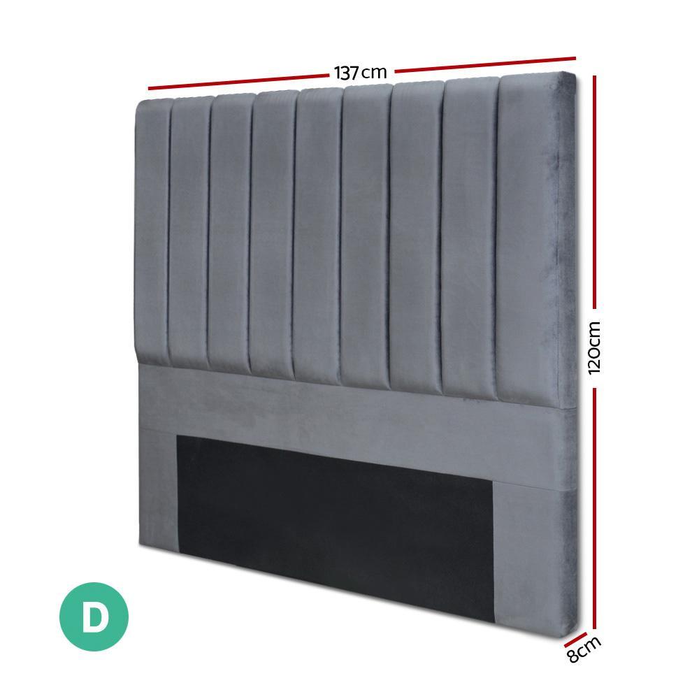 Double Size | Vela Bed Head Headboard - Rivercity House & Home Co. (ABN 18 642 972 209) - Affordable Modern Furniture Australia