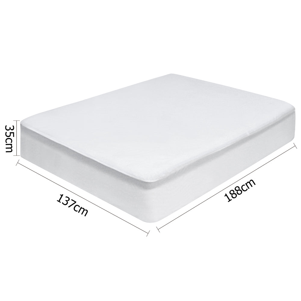 Double Size Waterproof Bamboo Mattress Protector - Rivercity House & Home Co. (ABN 18 642 972 209) - Affordable Modern Furniture Australia