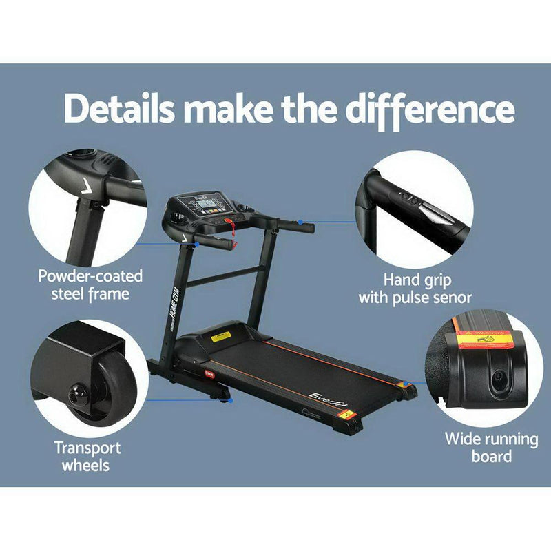 Electric Treadmill MIG41 40cm Running Home Gym Machine Fitness 12 Speed Level Foldable Design - Rivercity House & Home Co. (ABN 18 642 972 209) - Affordable Modern Furniture Australia