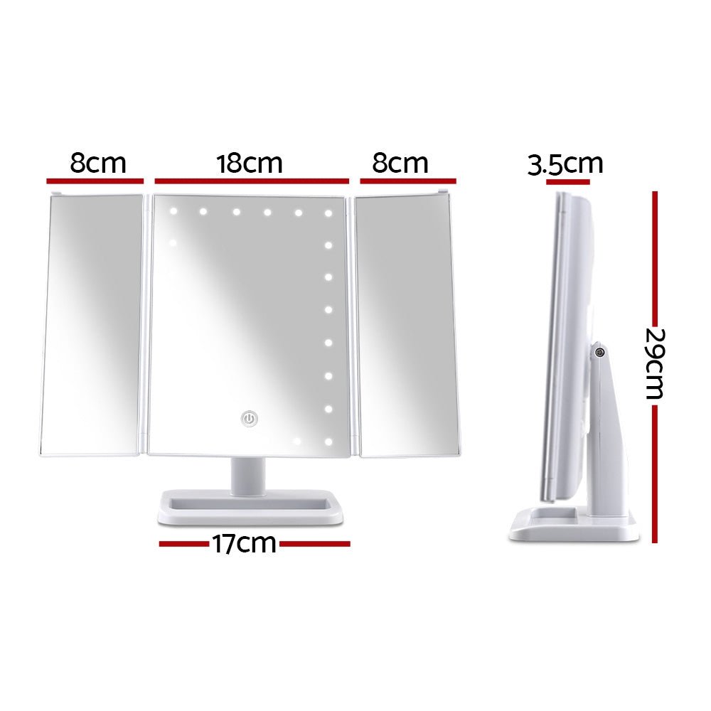 LED Make Up Mirror - Health & Beauty > Makeup Mirrors - Rivercity House & Home Co. (ABN 18 642 972 209) - Affordable Modern Furniture Australia