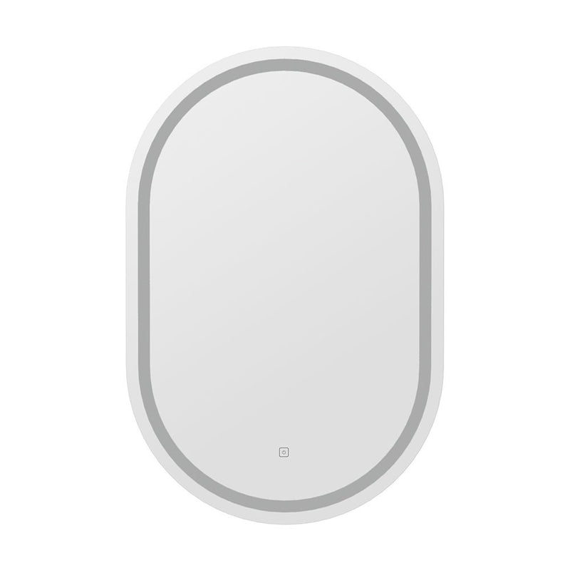 Embellir LED Wall Mirror With Light 50X75CM Bathroom Decor Oval Mirrors Vanity - Health & Beauty > Makeup Mirrors - Rivercity House & Home Co. (ABN 18 642 972 209) - Affordable Modern Furniture Australia