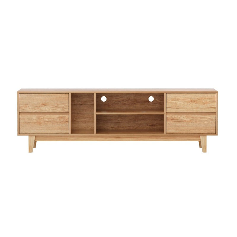 180cm Wooden Lowline TV Cabinet Entertainment Unit Stand with Storage Drawer and Shelf - Furniture > Living Room - Rivercity House & Home Co. (ABN 18 642 972 209) - Affordable Modern Furniture Australia