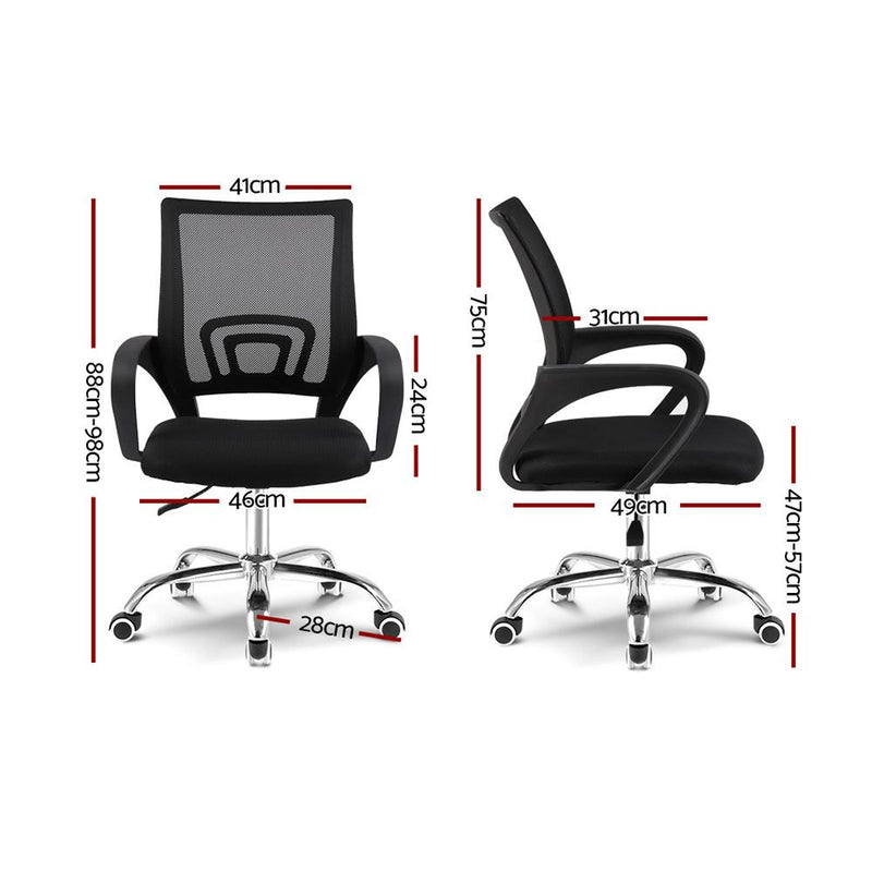 Executive Office Chair (Black) - Rivercity House & Home Co. (ABN 18 642 972 209) - Affordable Modern Furniture Australia