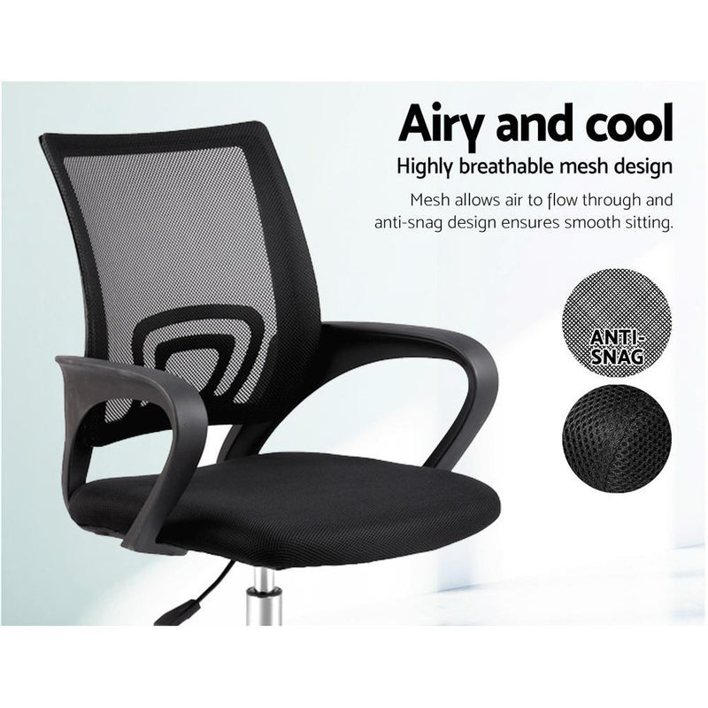 Executive Office Chair (Black) - Rivercity House & Home Co. (ABN 18 642 972 209) - Affordable Modern Furniture Australia
