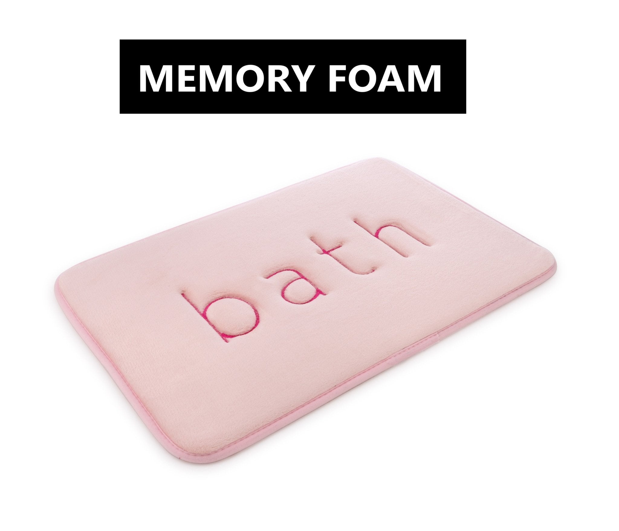 Extra Thick Memory Foam & Super Comfort Bath Rug Mat for Bathroom (60 x 40 cm, Pink) - Home & Garden > Bathroom Accessories - Rivercity House & Home Co. (ABN 18 642 972 209) - Affordable Modern Furniture Australia