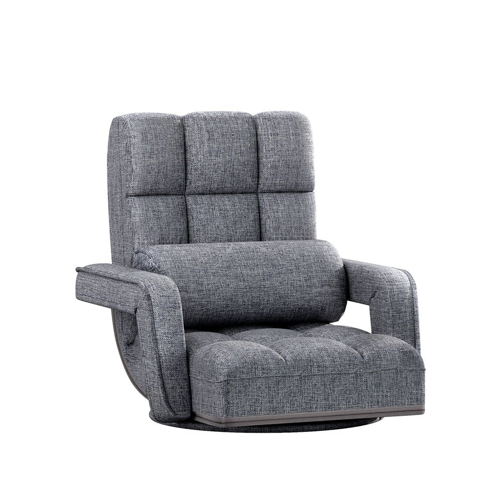 Floor Lounge Recliner Grey - Furniture > Living Room - Rivercity House & Home Co. (ABN 18 642 972 209) - Affordable Modern Furniture Australia