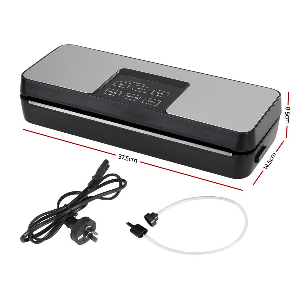 Food Vacuum Sealer Machine Fresh Storage Auto Seal Slide Cutter 5 Modes - Appliances > Kitchen Appliances - Rivercity House & Home Co. (ABN 18 642 972 209) - Affordable Modern Furniture Australia