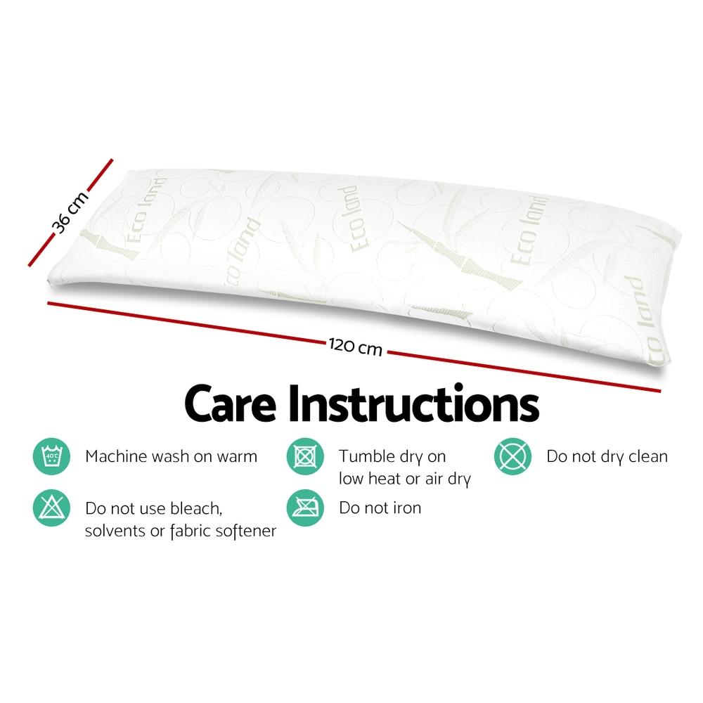 Full Body Memory Foam Pillow - Rivercity House & Home Co. (ABN 18 642 972 209) - Affordable Modern Furniture Australia