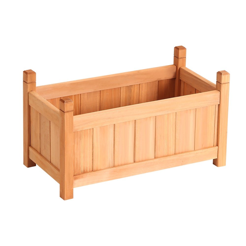 Garden Bed Raised Wooden Planter Box Vegetables 60x30x33cm - Home & Garden > Garden Beds - Rivercity House & Home Co. (ABN 18 642 972 209) - Affordable Modern Furniture Australia