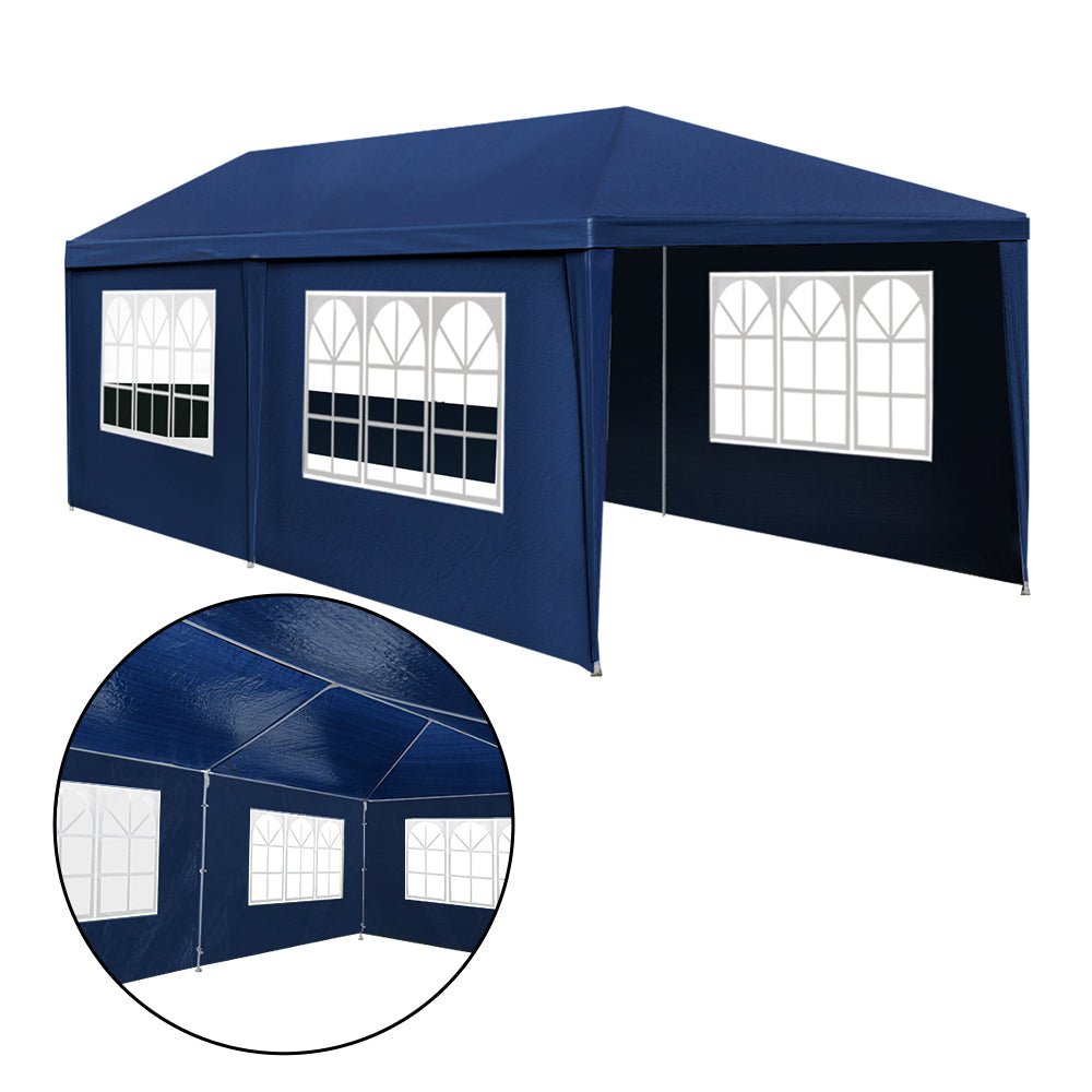 Gazebo 3x6 Outdoor Marquee 6 Wall Panels - Home & Garden > Shading - Rivercity House & Home Co. (ABN 18 642 972 209) - Affordable Modern Furniture Australia