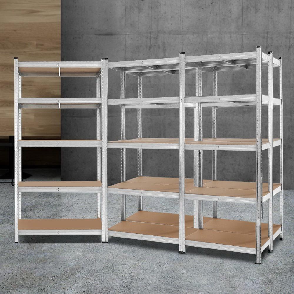 Giants 5x1.8M Warehouse Shelving Rack Racking Garage Metal Storage Shelves - Rivercity House & Home Co. (ABN 18 642 972 209) - Affordable Modern Furniture Australia