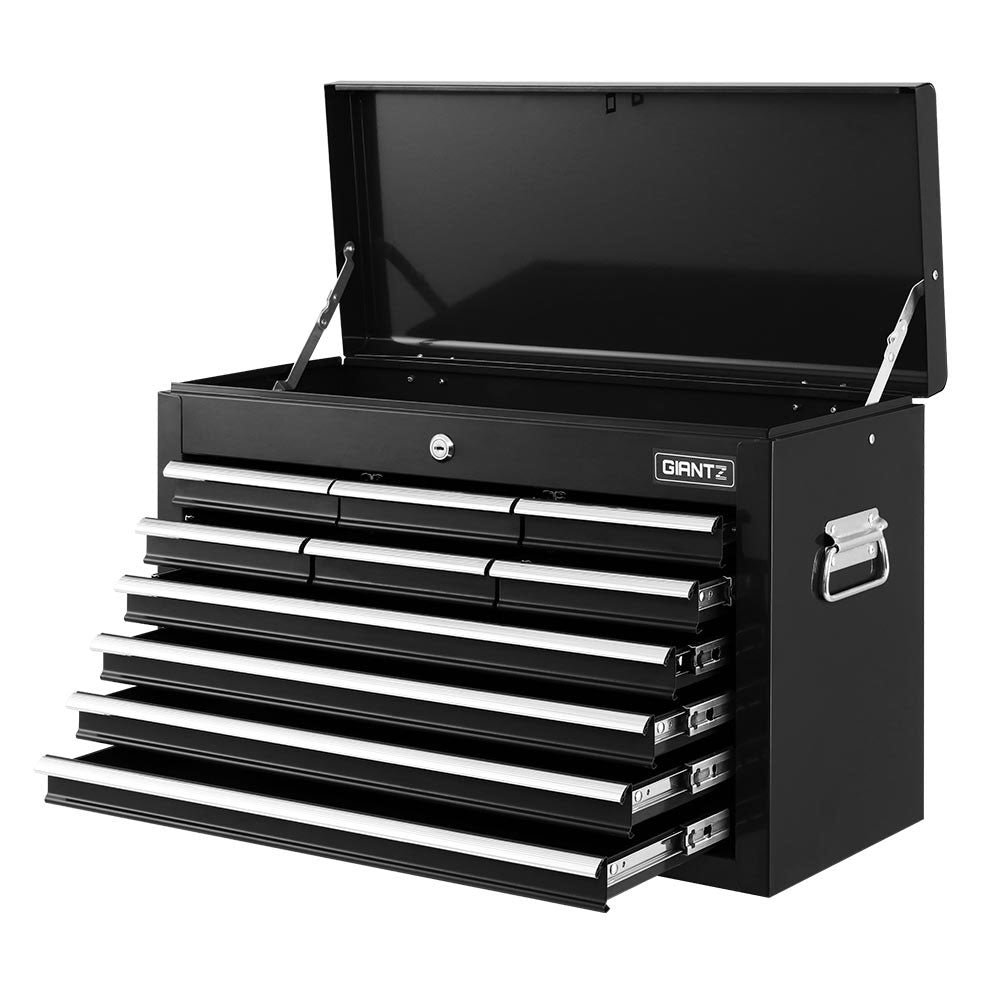 10-Drawer Tool Box Chest Cabinet Garage Storage Toolbox Black - Tools > Tools Storage - Rivercity House & Home Co. (ABN 18 642 972 209) - Affordable Modern Furniture Australia