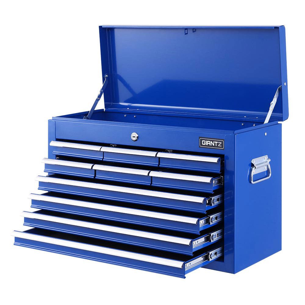 10-Drawer Tool Box Chest Cabinet Garage Storage Toolbox Blue - Tools > Tools Storage - Rivercity House & Home Co. (ABN 18 642 972 209) - Affordable Modern Furniture Australia