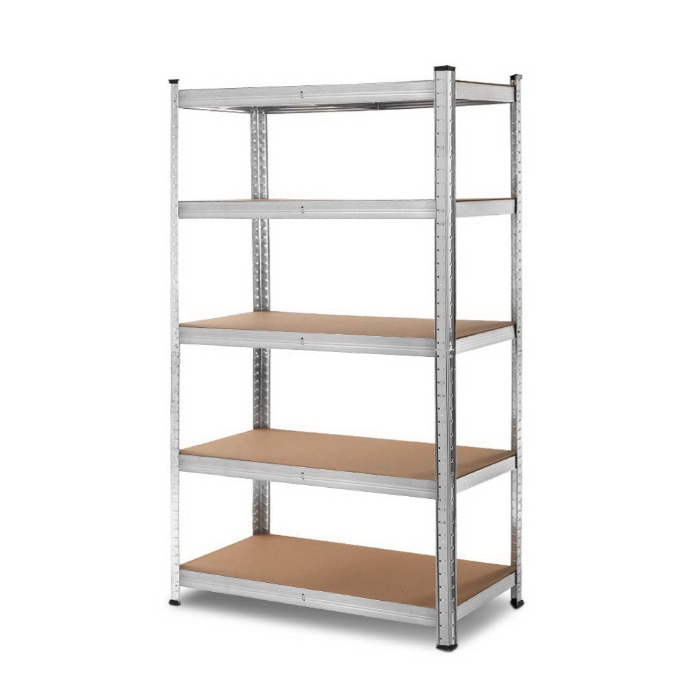 1.8M Warehouse Racking Rack Shelving Garage Steel Metal Storage Shelves Silver - Home & Garden > Storage - Rivercity House & Home Co. (ABN 18 642 972 209) - Affordable Modern Furniture Australia