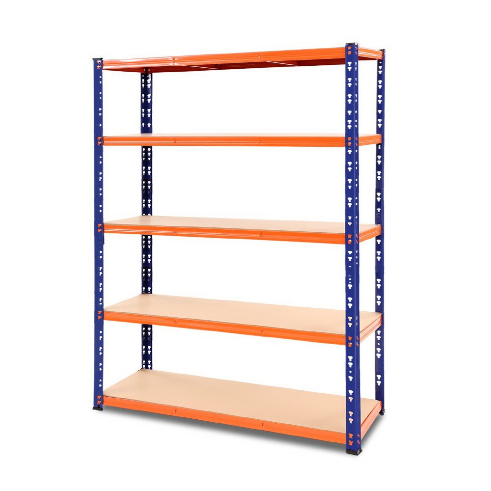 1.8M Warehouse Racking Shelving Storage Shelf Garage Shelves Rack Steel - Home & Garden > Storage - Rivercity House & Home Co. (ABN 18 642 972 209) - Affordable Modern Furniture Australia