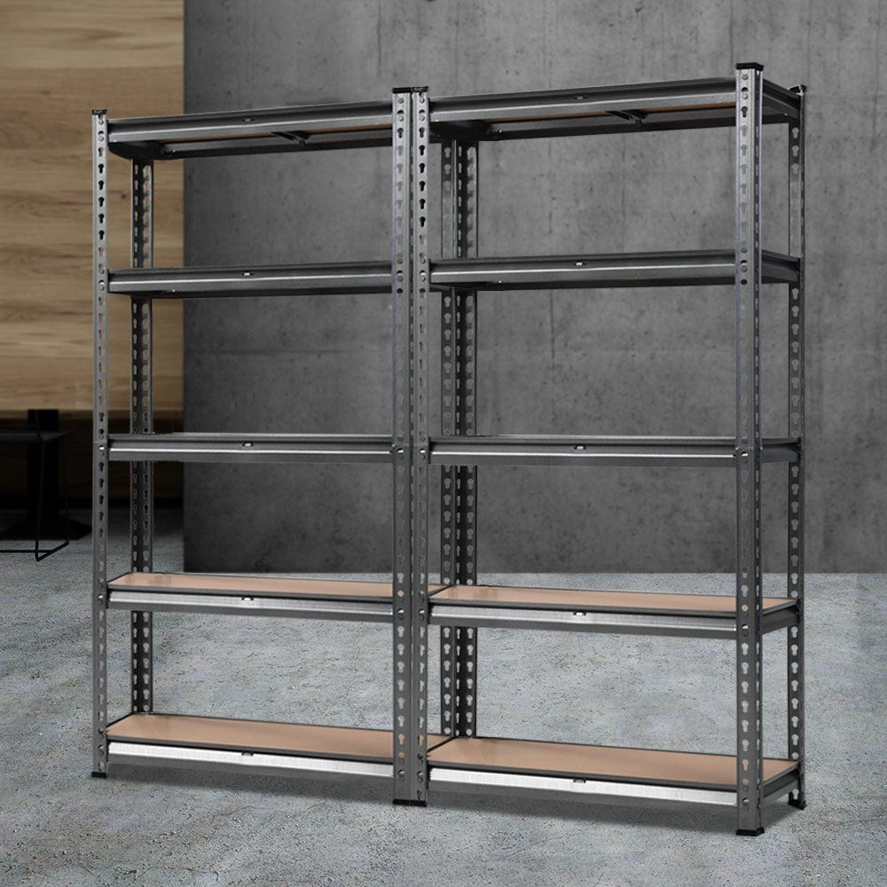 2x1.5M Garage Shelving Warehouse Rack Storage Racking Storage Steel - Rivercity House & Home Co. (ABN 18 642 972 209) - Affordable Modern Furniture Australia