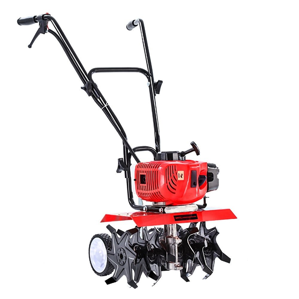 Giantz 88CC Tiller Rototiller Garden Cultivator 6 Blades Soil Power Rotary Hoe - Home & Garden > Garden Tools - Rivercity House & Home Co. (ABN 18 642 972 209) - Affordable Modern Furniture Australia