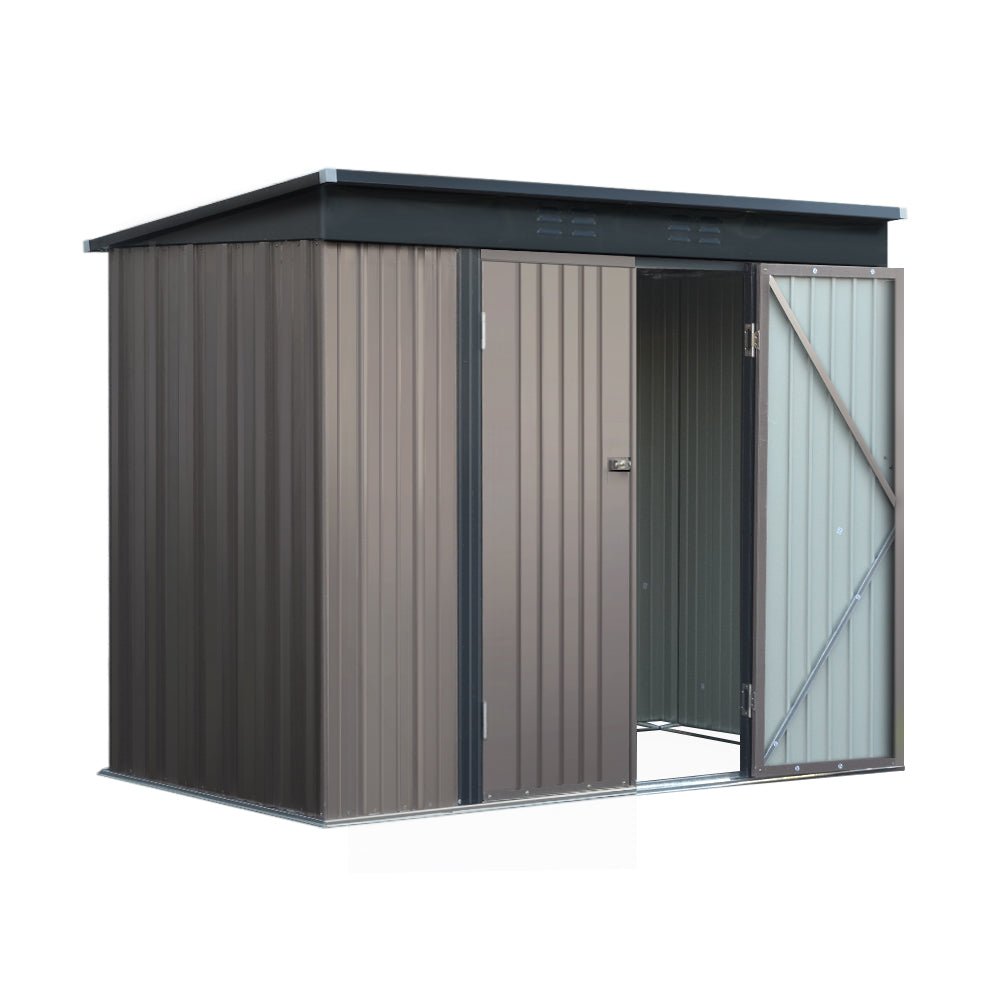 Giantz Garden Shed 2.31x1.31M Sheds Outdoor Storage Tool Metal Workshop Shelter Double Door - Home & Garden > Shading - Rivercity House & Home Co. (ABN 18 642 972 209) - Affordable Modern Furniture Australia