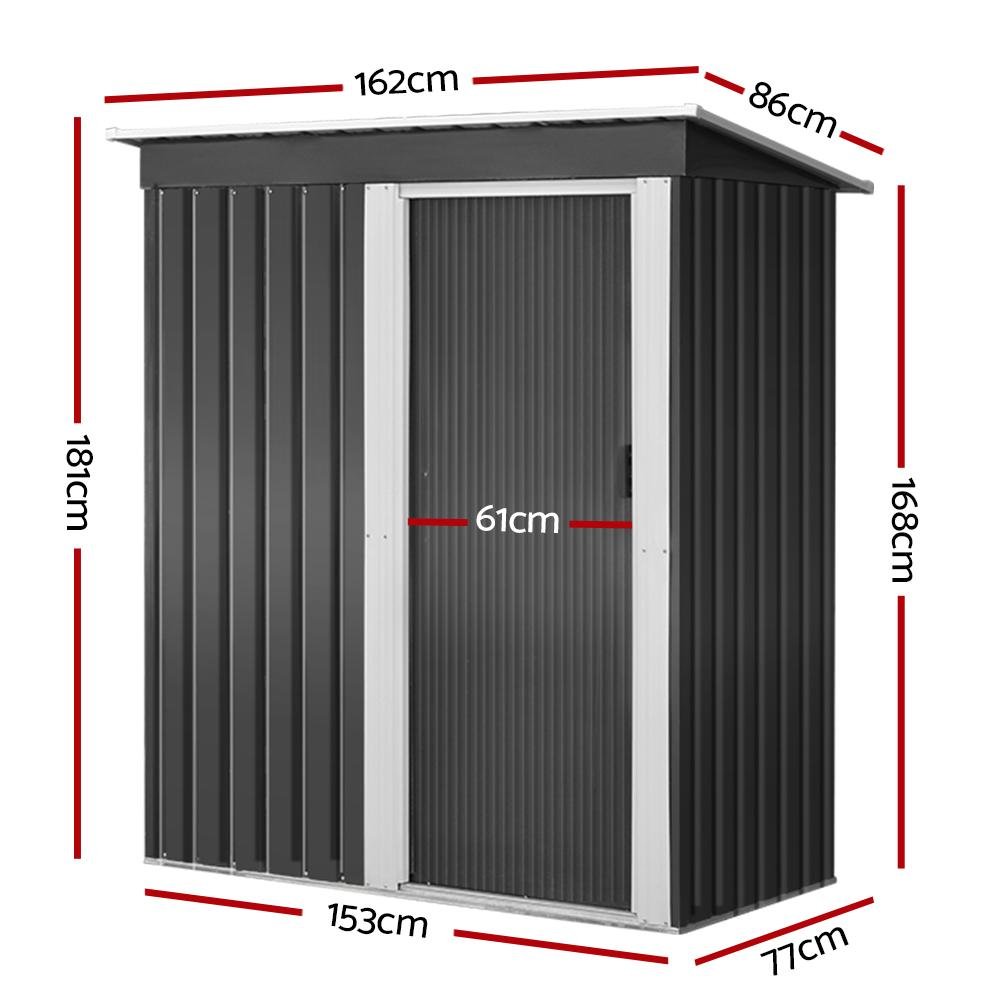 Giantz Garden Shed Outdoor Storage Sheds Tool Workshop 1.62x0.86M - Rivercity House & Home Co. (ABN 18 642 972 209) - Affordable Modern Furniture Australia