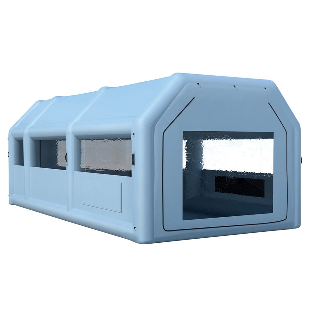 Inflatable Spray Booth 8.5X4.6M Car Paint Tent Filter System 2 Blowers - Auto Accessories > Auto Accessories Others - Rivercity House & Home Co. (ABN 18 642 972 209) - Affordable Modern Furniture Australia