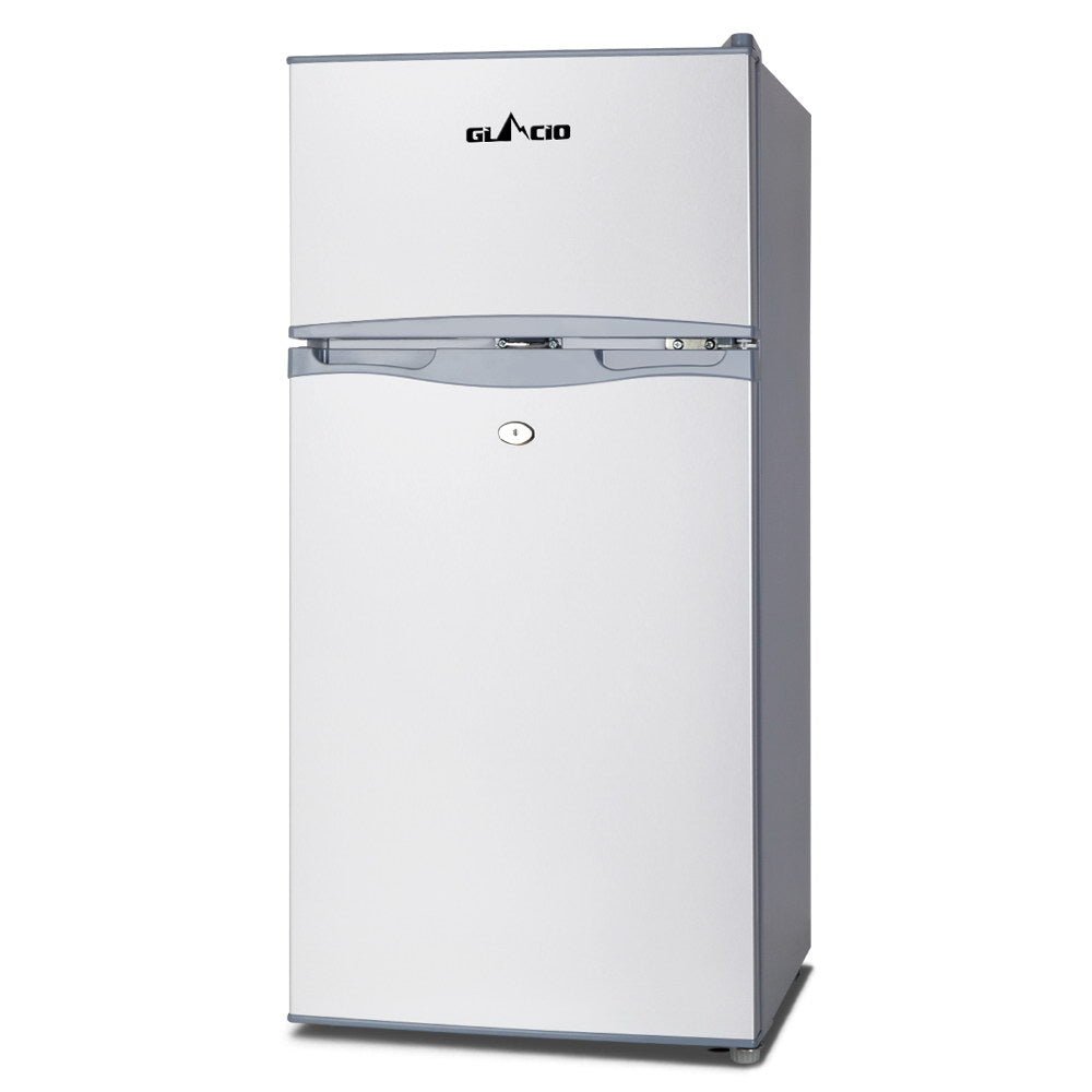 Glacio 100L Portable Fridge Freezer Cooler Upright 12V/24V/240V Caravan Car Silver - Appliances > Fridges - Rivercity House & Home Co. (ABN 18 642 972 209) - Affordable Modern Furniture Australia