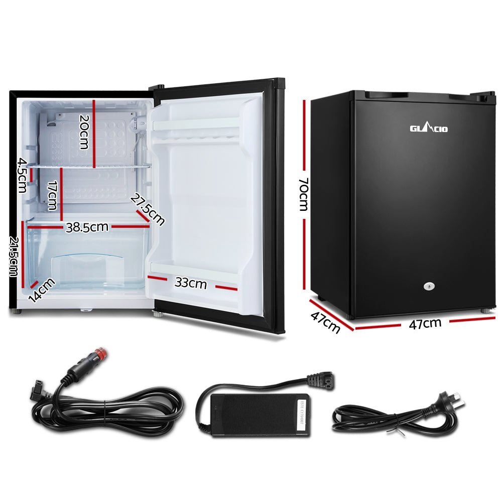 Glacio Camping 80L Portable Fridge Cooler Upright 12V/24V/240V Caravan - Appliances > Fridges - Rivercity House & Home Co. (ABN 18 642 972 209) - Affordable Modern Furniture Australia