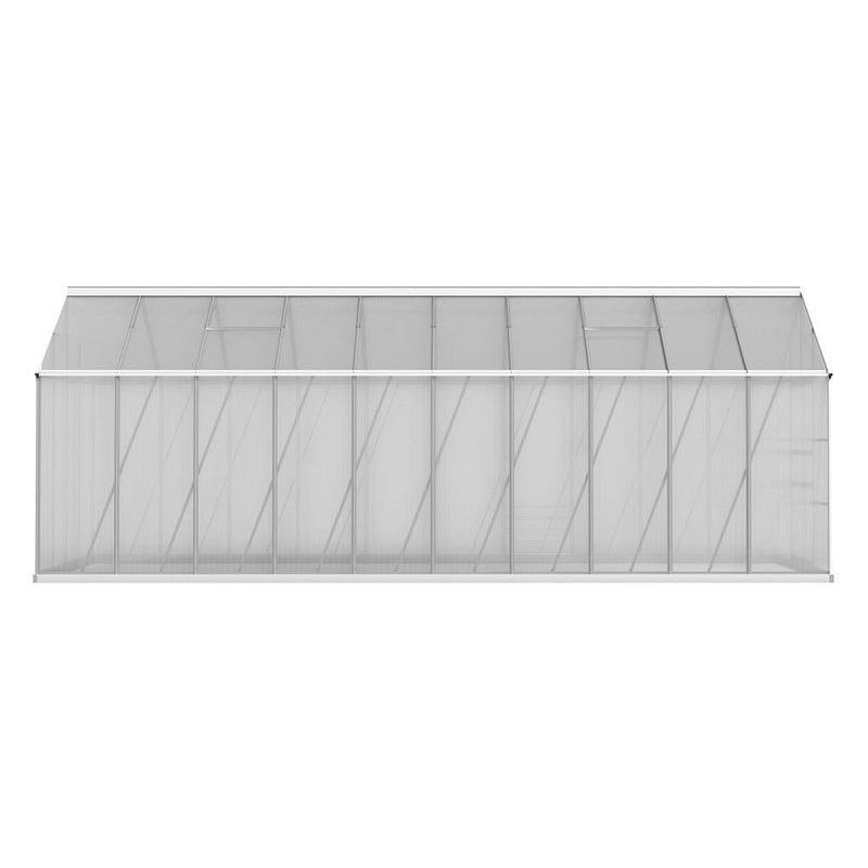 Greenhouse Aluminium Large Green House Garden Shed 6X2.4M - Home & Garden > Green Houses - Rivercity House & Home Co. (ABN 18 642 972 209) - Affordable Modern Furniture Australia