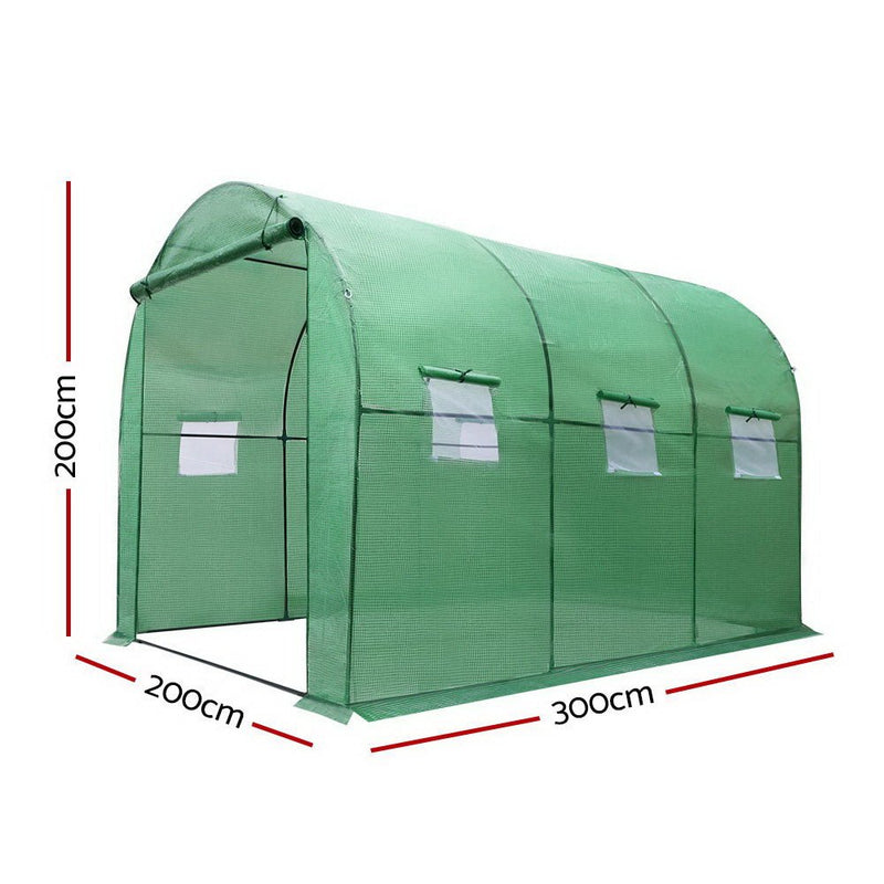 Greenhouse Garden Shed Green House 3X2X2M Greenhouses Storage Lawn - Home & Garden > Green Houses - Rivercity House & Home Co. (ABN 18 642 972 209) - Affordable Modern Furniture Australia