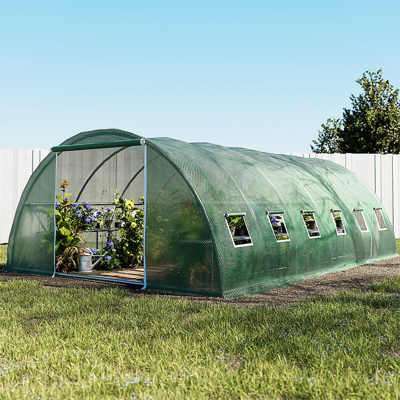 Greenhouse Walk in Green House Tunnel Plant Flower Garden Shed 6X4M - Home & Garden > Green Houses - Rivercity House & Home Co. (ABN 18 642 972 209) - Affordable Modern Furniture Australia