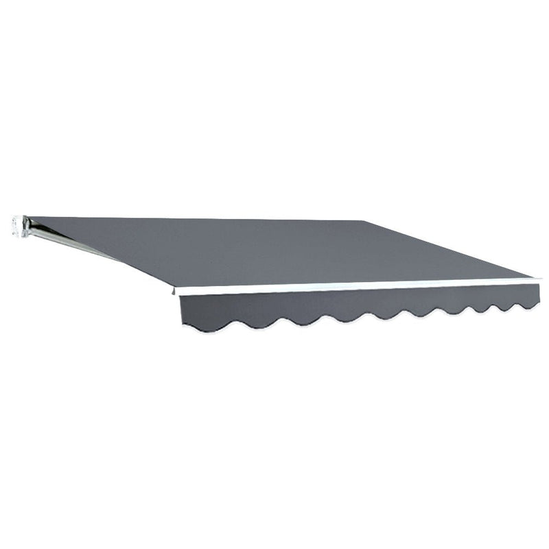 Folding Arm Awning Outdoor Awning Retractable Canopy 3Mx2.5M Grey - Home & Garden > Shading - Rivercity House & Home Co. (ABN 18 642 972 209) - Affordable Modern Furniture Australia