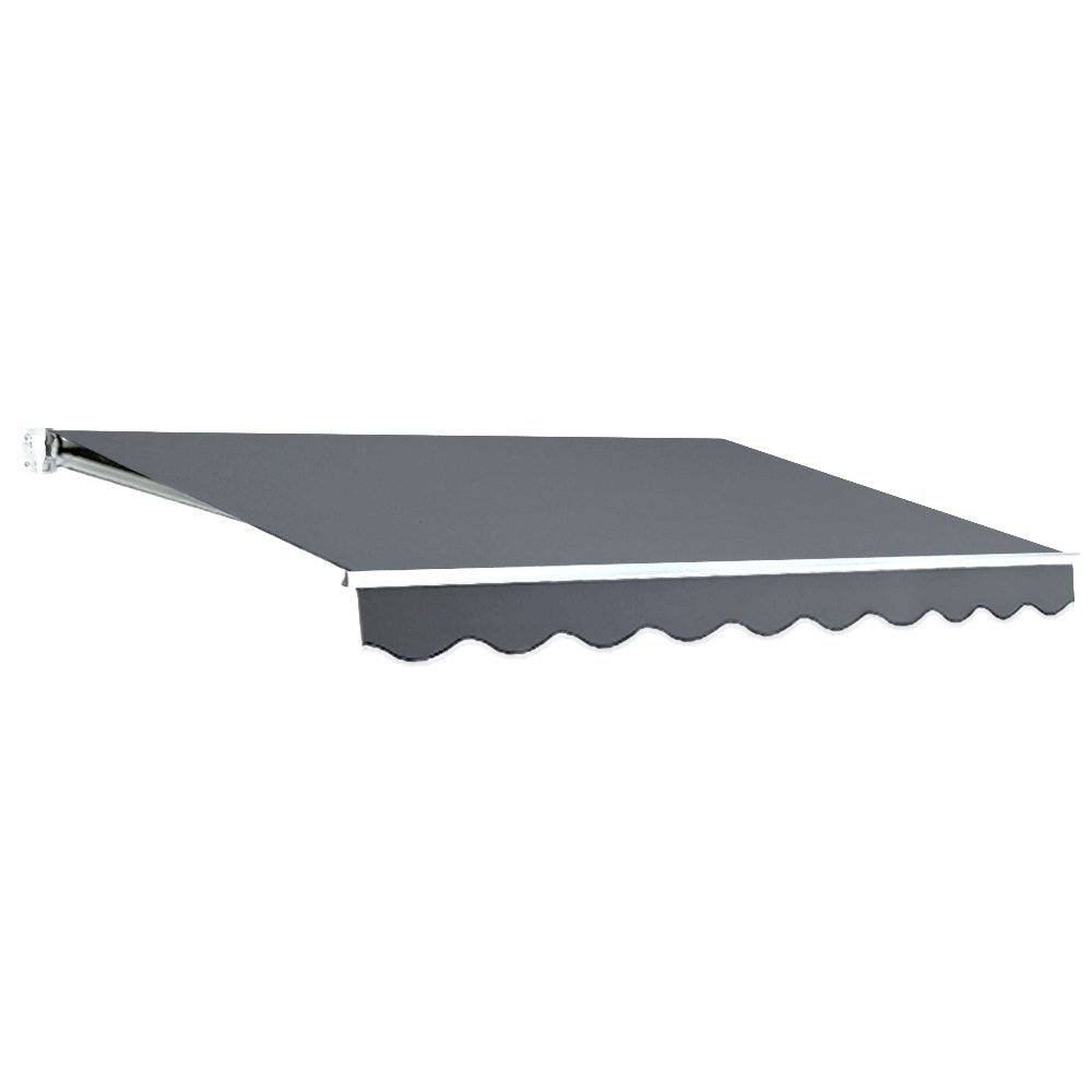 Folding Arm Awning Outdoor Awning Retractable Sunshade 2.5Mx2M Grey - Home & Garden > Shading - Rivercity House & Home Co. (ABN 18 642 972 209) - Affordable Modern Furniture Australia