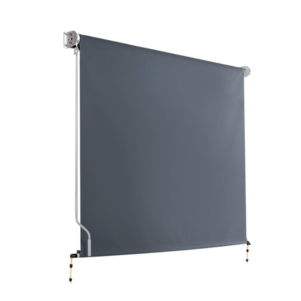 Outdoor Blind Privacy Screen Roll Down Awning Canopy Window 1.5X2.5M - Home & Garden > Shading - Rivercity House & Home Co. (ABN 18 642 972 209) - Affordable Modern Furniture Australia