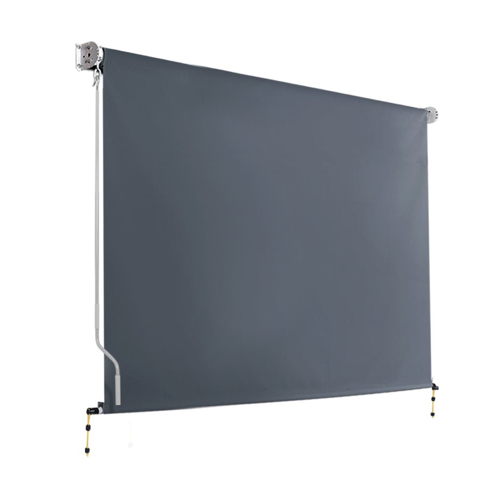 Outdoor Blind Window Roll Down Awning Canopy Privacy Screen 2.7X2.5M - Home & Garden > Shading - Rivercity House & Home Co. (ABN 18 642 972 209) - Affordable Modern Furniture Australia