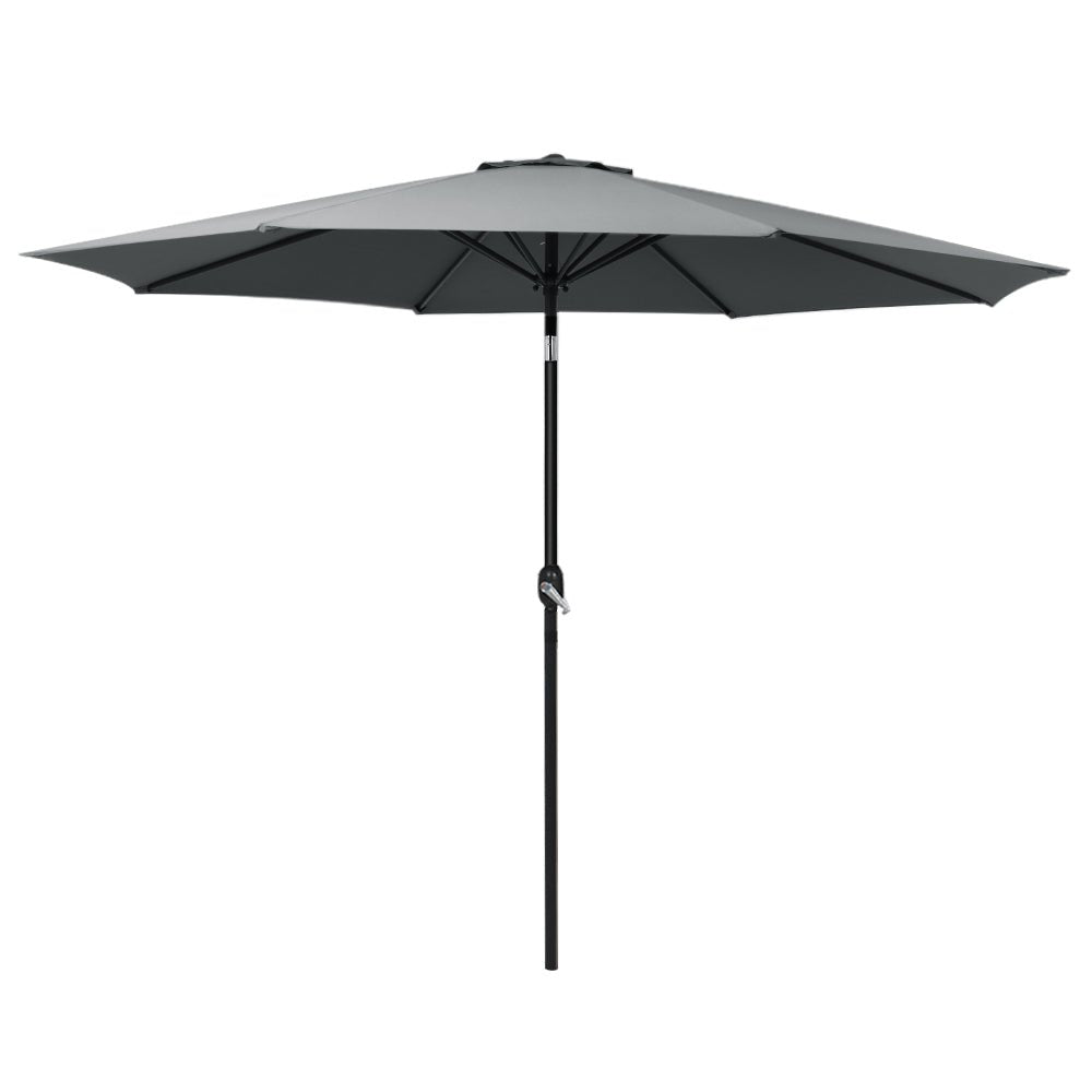 Outdoor Umbrella 3m Umbrellas Garden Beach Tilt Sun Patio Deck Shelter - Home & Garden > Shading - Rivercity House & Home Co. (ABN 18 642 972 209) - Affordable Modern Furniture Australia