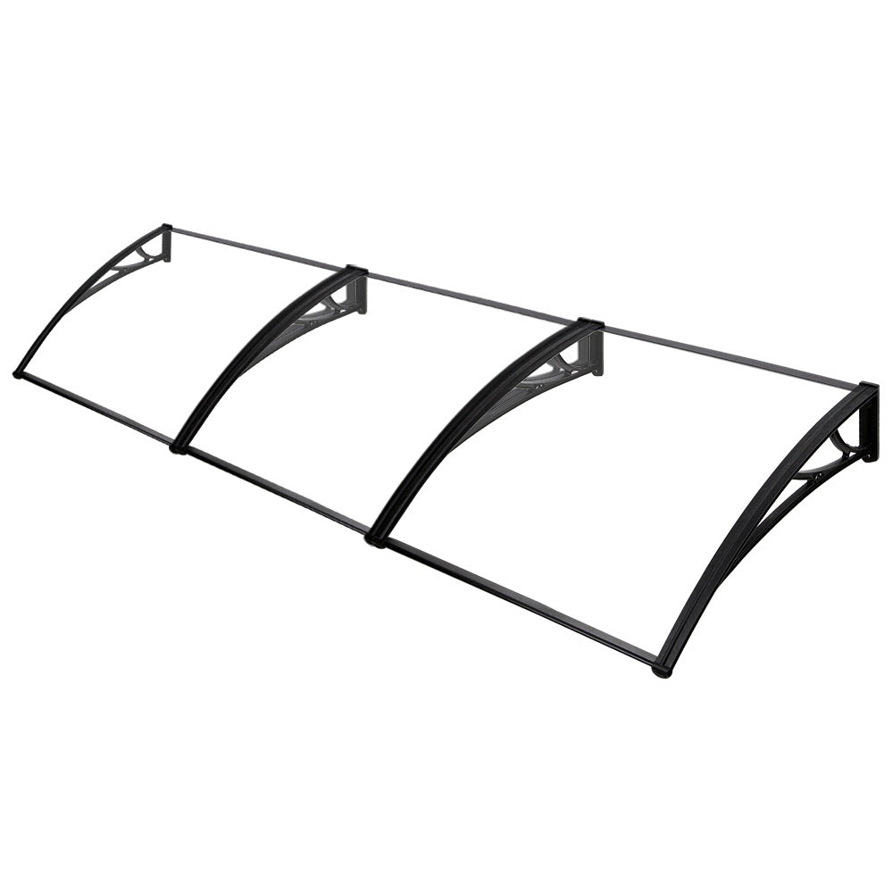 Window Door Awning Outdoor Solid Polycarbonate Canopy Patio 1mx3m DIY - Home & Garden > Shading - Rivercity House & Home Co. (ABN 18 642 972 209) - Affordable Modern Furniture Australia