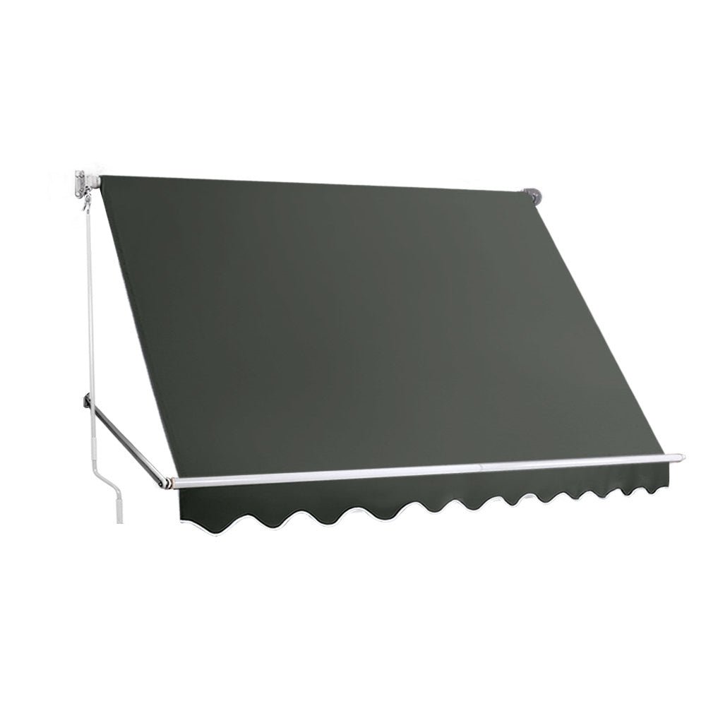 Window Fixed Pivot Arm Awning Patio Outdoor Blinds Retractable 2.8X2.1M - Home & Garden > Shading - Rivercity House & Home Co. (ABN 18 642 972 209) - Affordable Modern Furniture Australia