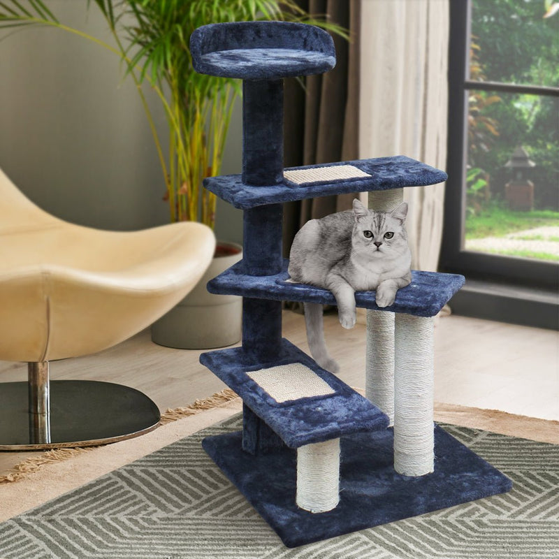 Cat Tree 100cm Trees Scratching Post Scratcher Tower Condo House Furniture Wood Steps - Pet Care > Cat Supplies - Rivercity House & Home Co. (ABN 18 642 972 209) - Affordable Modern Furniture Australia