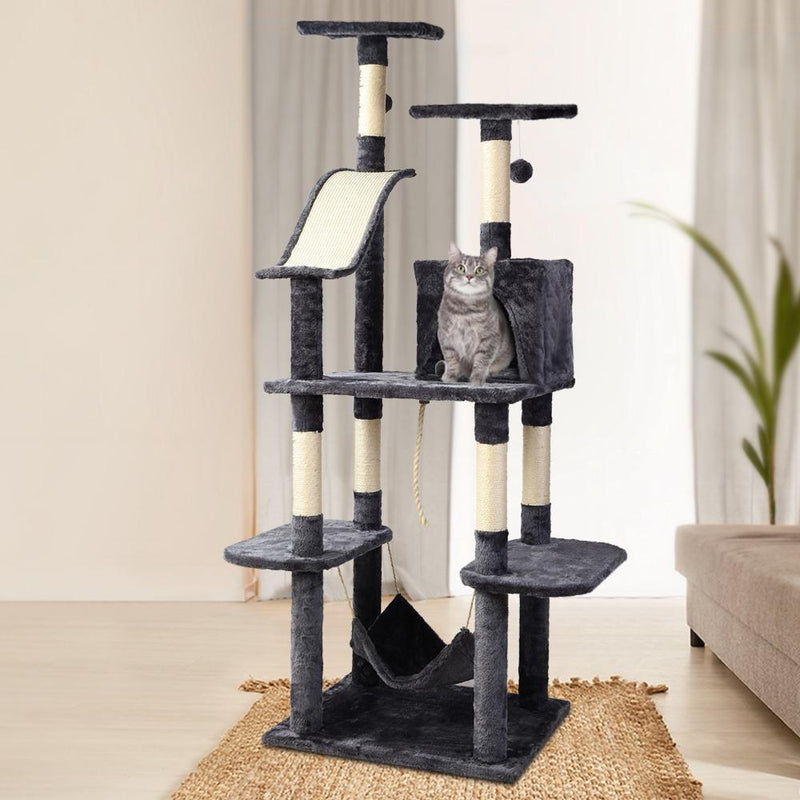 Cat Tree 171cm Trees Scratching Post Scratcher Tower Condo House Furniture Wood - Rivercity House & Home Co. (ABN 18 642 972 209) - Affordable Modern Furniture Australia