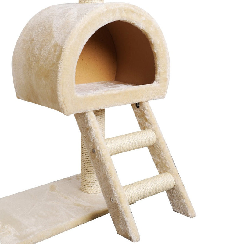 Cat Tree Trees Scratching Post Scratcher Condo Tower House Bed Beige 100cm - Pet Care > Cat Supplies - Rivercity House & Home Co. (ABN 18 642 972 209) - Affordable Modern Furniture Australia