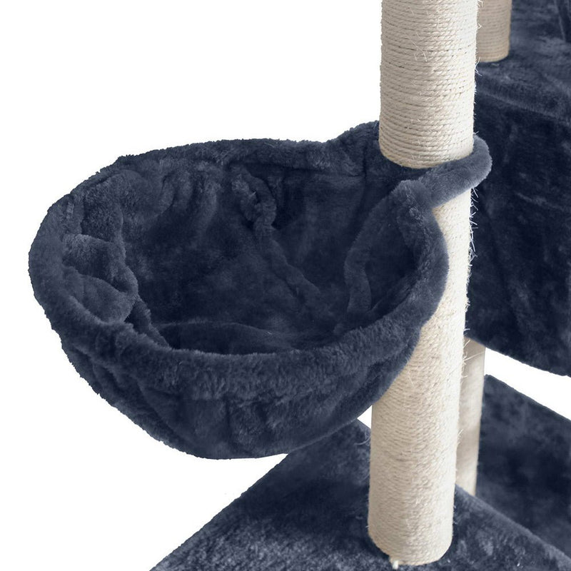 Cat Tree Trees Scratching Post Scratcher Tower Condo House Grey 244cm - Pet Care > Cat Supplies - Rivercity House & Home Co. (ABN 18 642 972 209) - Affordable Modern Furniture Australia