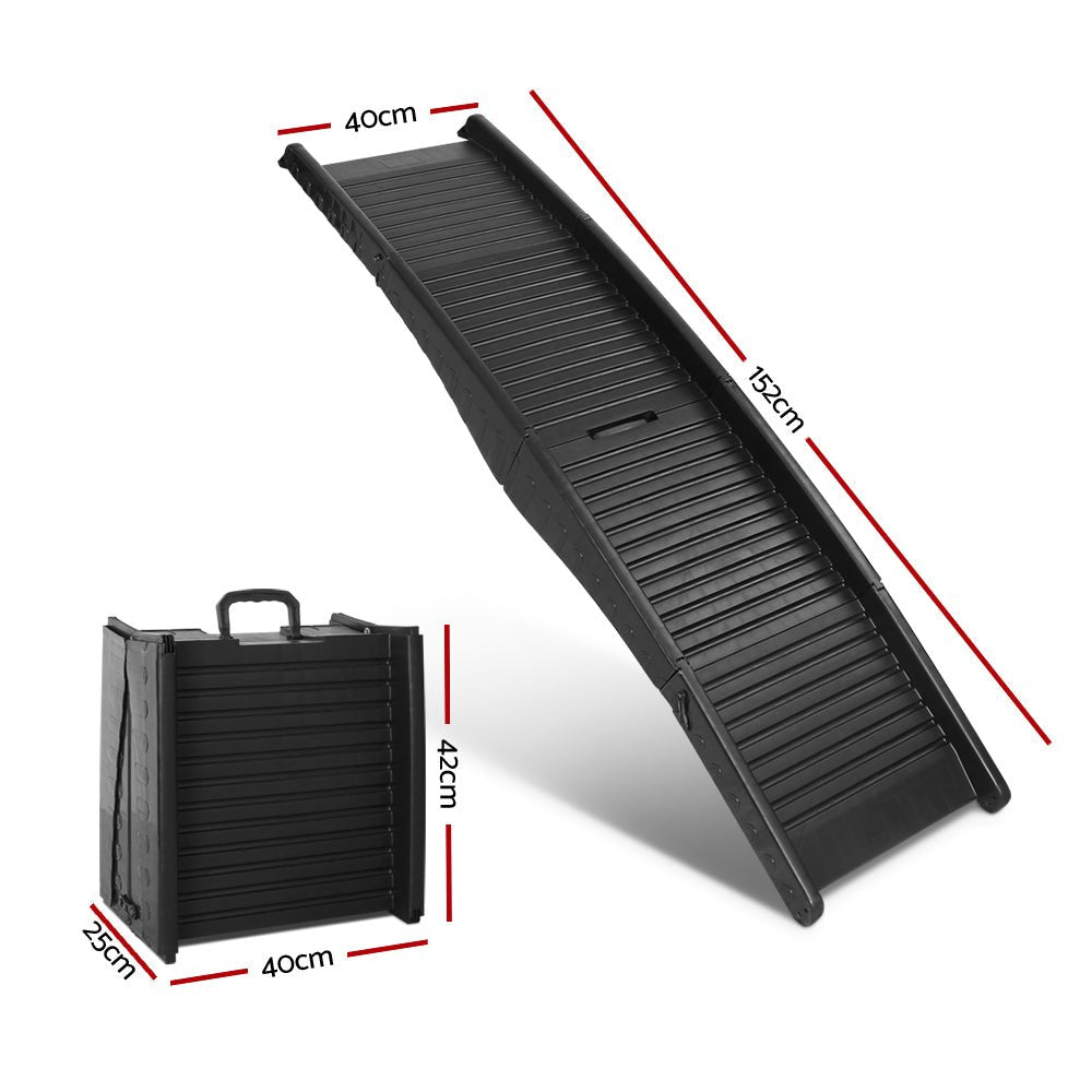 Dog Ramp Dog Steps Pet Car Suv Travel Stair Foldable Portable Ladder Plastic - Pet Care > Dog Supplies - Rivercity House & Home Co. (ABN 18 642 972 209) - Affordable Modern Furniture Australia
