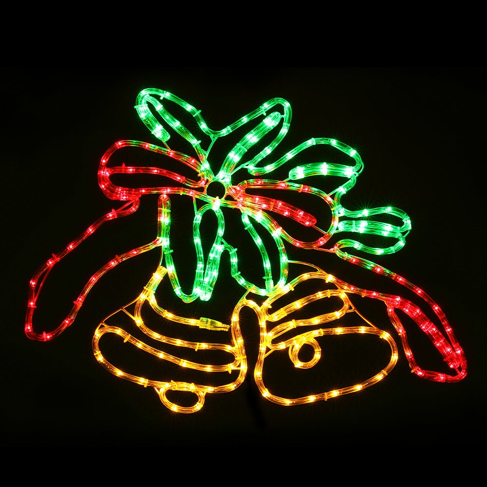 Bell Shape Outdoor Christmas Lights Motif LED 76cm - Occasions > Christmas - Rivercity House & Home Co. (ABN 18 642 972 209) - Affordable Modern Furniture Australia