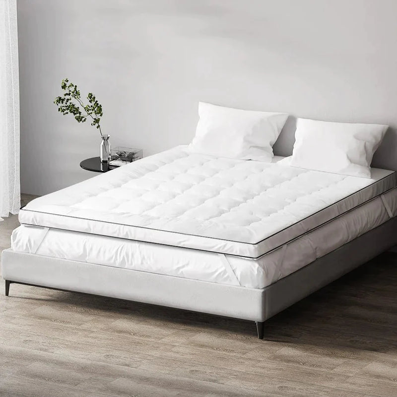 King Premium Package | Trinity Bed Charcoal, Algarve Euro Top Mattress (Medium Firm) & Deluxe Mattress Topper! - Rivercity House & Home Co. (ABN 18 642 972 209) - Affordable Modern Furniture Australia