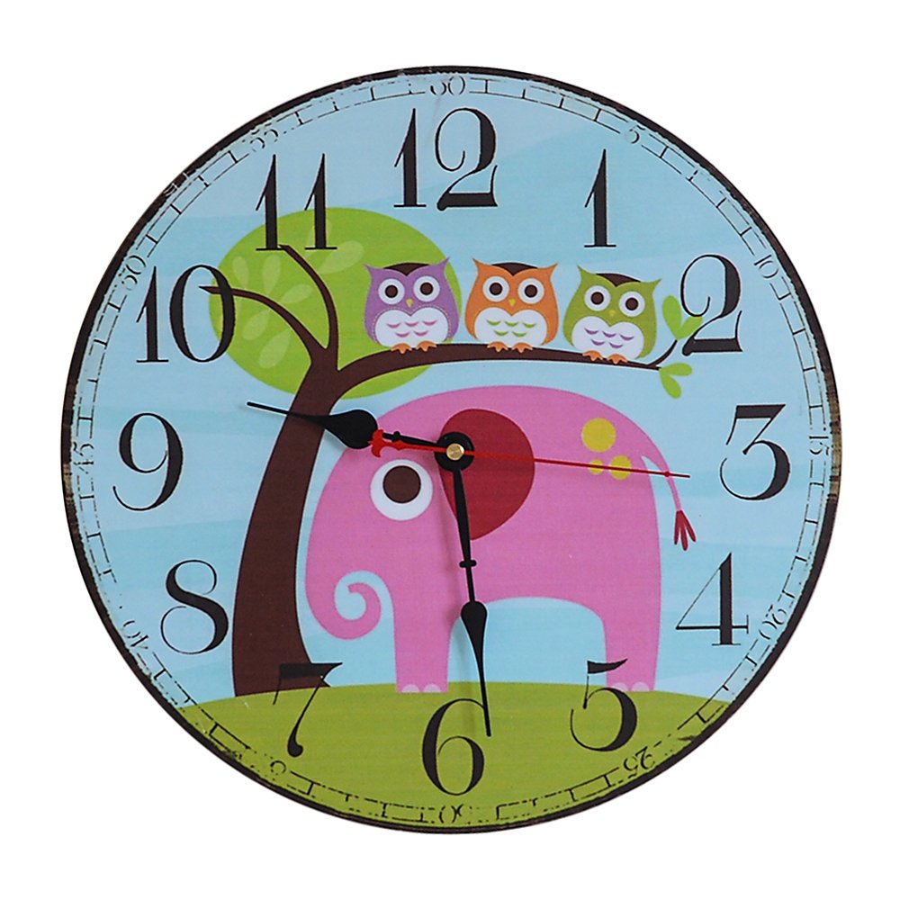 Large Kids Wall Clock - Home & Garden > Decor - Rivercity House & Home Co. (ABN 18 642 972 209) - Affordable Modern Furniture Australia