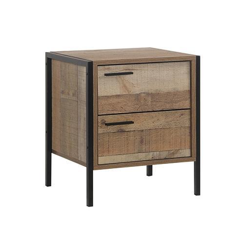 Mascot Bedside Table Oak Colour - Rivercity House & Home Co. (ABN 18 642 972 209) - Affordable Modern Furniture Australia