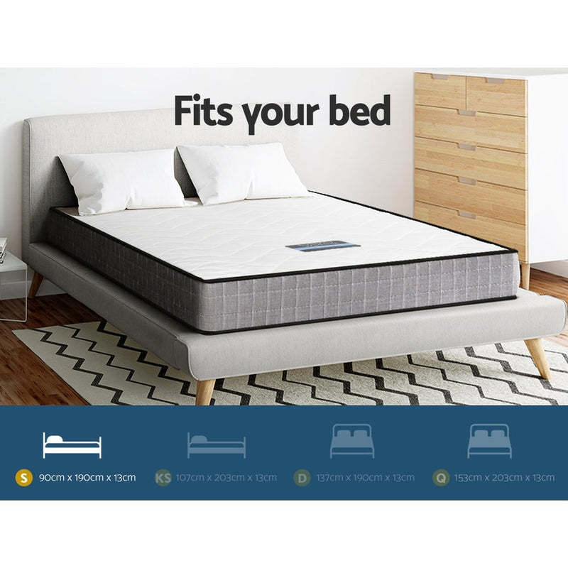 Alessio Series Tight Top Mattress 13CM Thick - Single - Furniture > Mattresses - Rivercity House & Home Co. (ABN 18 642 972 209) - Affordable Modern Furniture Australia